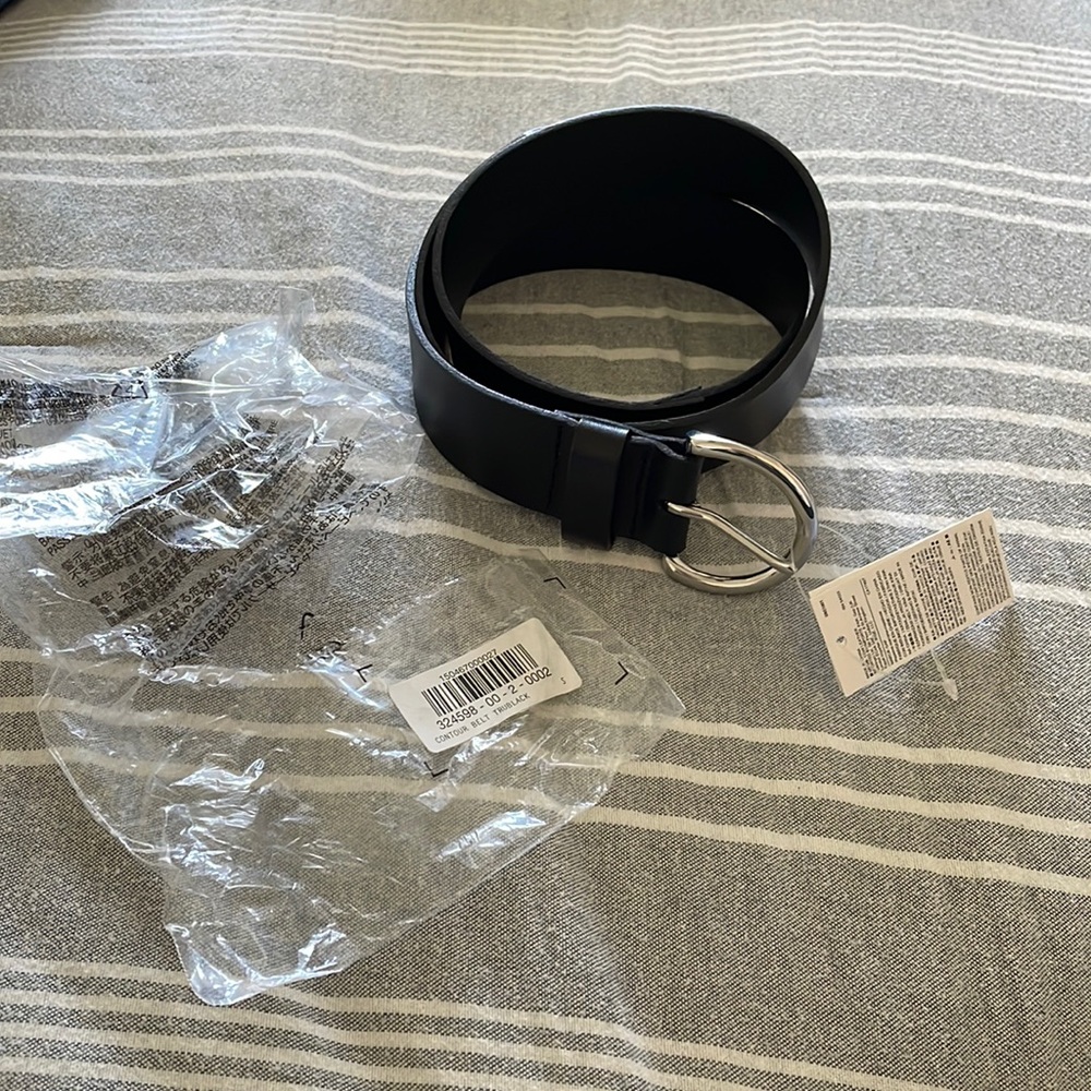 Gap Women’s Black Leather Belt - Size Small - NWT